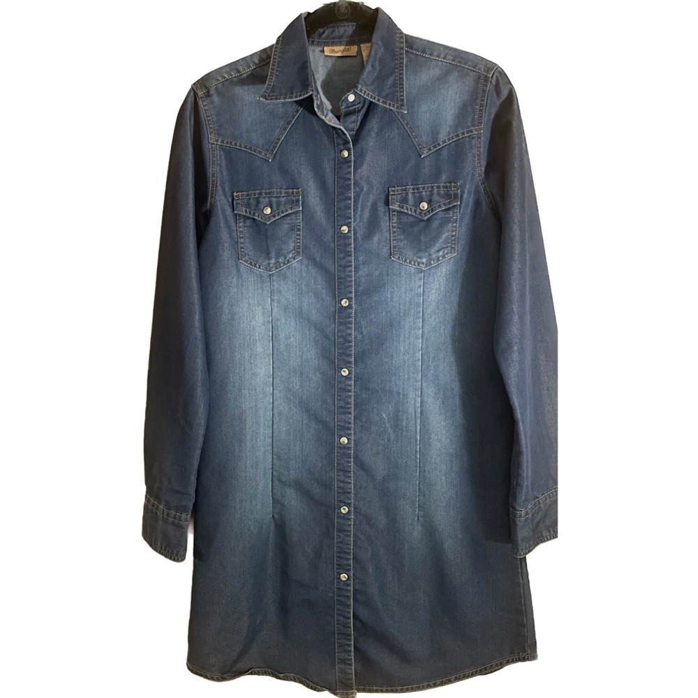 Wrangler Denim Shirt Dress Size S